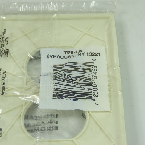 Pass & Seymour TP8-LA Light Almond 1 Gang Receptacle Wall Plate Switch Lot Of 24