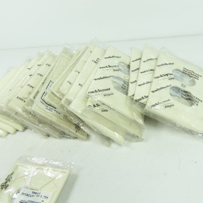 Pass & Seymour TP8-LA Light Almond 1 Gang Receptacle Wall Plate Switch Lot Of 24