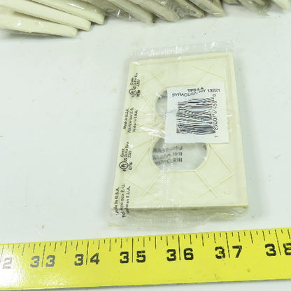 Pass & Seymour TP8-LA Light Almond 1 Gang Receptacle Wall Plate Switch Lot Of 24