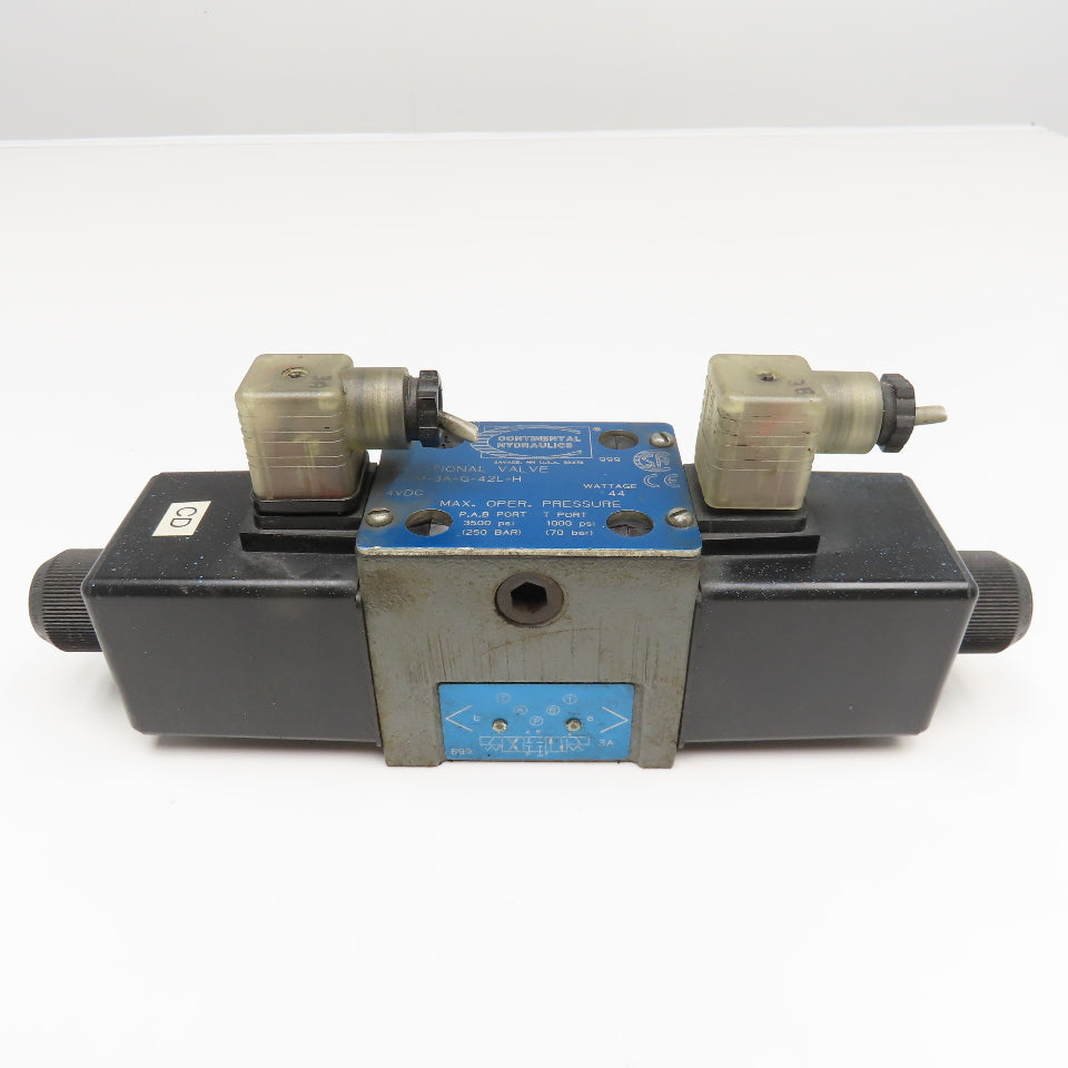 Continental VS12M-3A-G-42L-H 5/3 Way Hydraulic Directional Valve 24VDC Coil