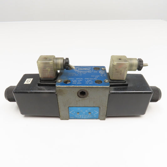Continental VS12M-3A-G-42L-H 5/3 Way Hydraulic Directional Valve 24VDC Coil