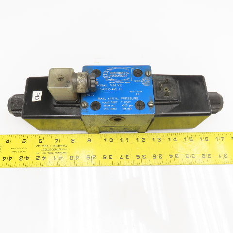 Continental VS12M-3F1-G-42L-H 5/3 Way Hydraulic Directional Valve 24VDC Coil