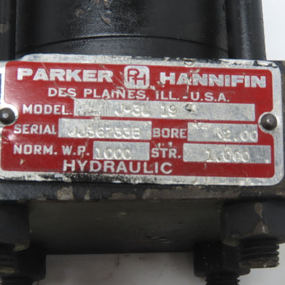 Parker J-3L19 Hydraulic Cylinder 2" Bore 1" Stroke