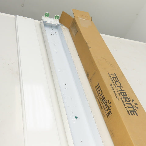 Techbrite T442SSUBCXX00P0 48" 2 Lamp LED T8 Strip Light Fixture No Bulbs