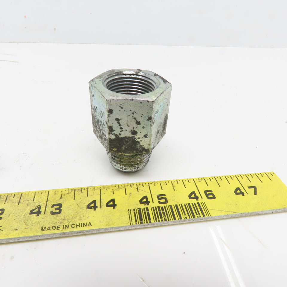Eaton 2022-12-12S Steel Hydraulic Connector 3/4"Male 37° JIC & 3/4" FPT Lot/6