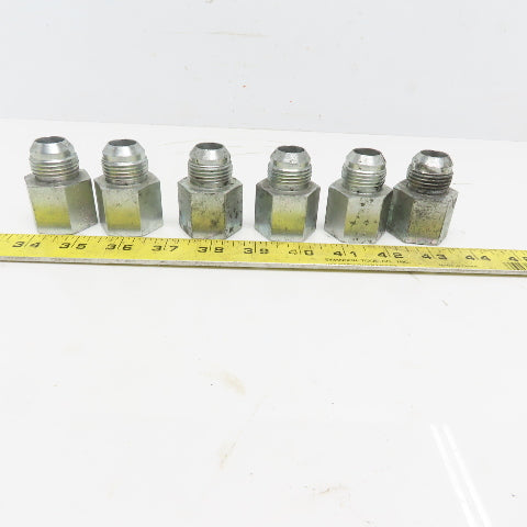 Eaton 2022-12-12S Steel Hydraulic Connector 3/4"Male 37° JIC & 3/4" FPT Lot/6