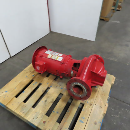 Bell & Gossett 4x11 10.250BF 15HP In-Line Centrifugal Pump 3PH 185GPM 100' Head