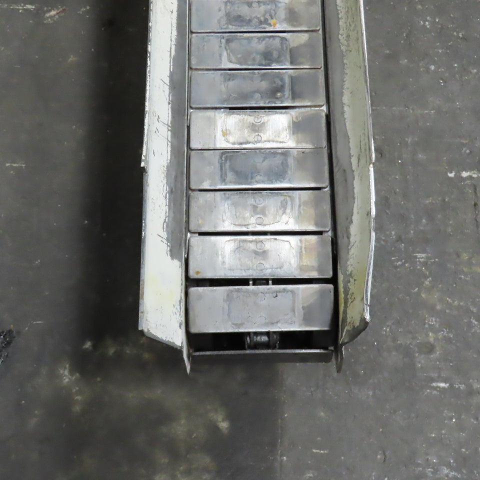 4-1/2" x 94" Long Table Top Powered Small Parts Conveyor 230-480V 3Ph 60FPM