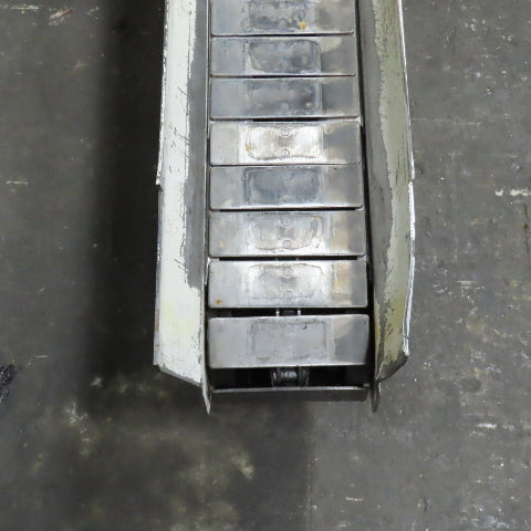 4-1/2" x 94" Long Table Top Powered Small Parts Conveyor 230-480V 3Ph 60FPM
