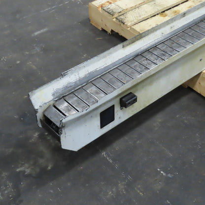 4-1/2" x 94" Long Table Top Powered Small Parts Conveyor 230-480V 3Ph 60FPM