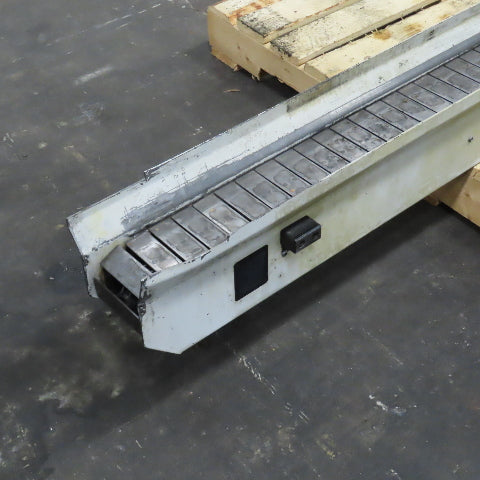 4-1/2" x 94" Long Table Top Powered Small Parts Conveyor 230-480V 3Ph 60FPM