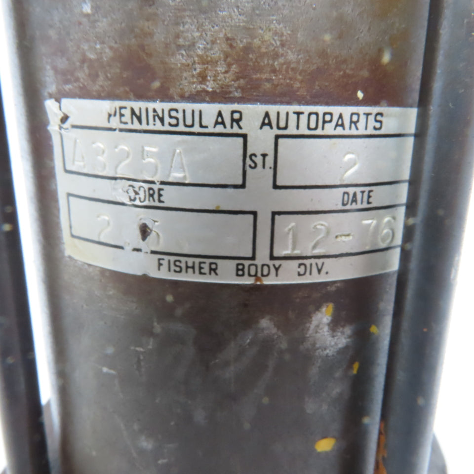 Peninsular Auto Parts <-- A325A Pneumatic Air Cylinder 2-1/2" Bore 2" Stroke