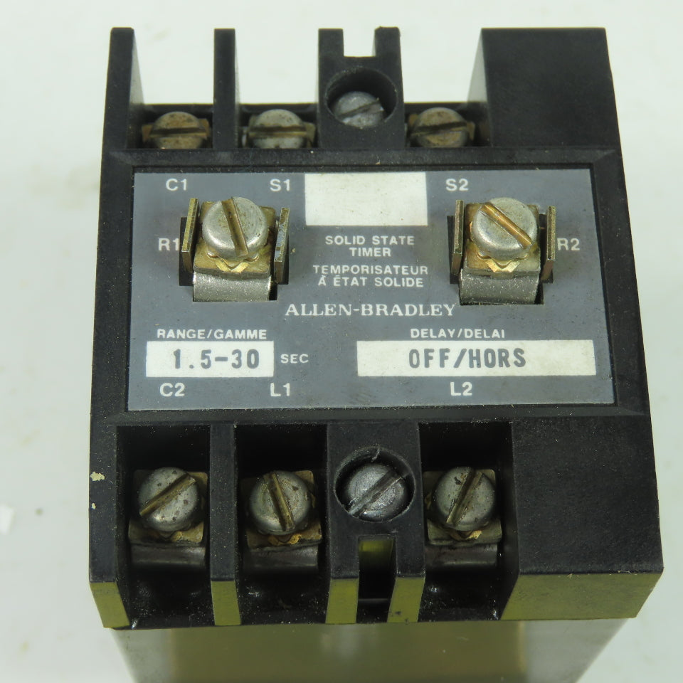 Allen Bradley 700-PSRTA1 Ser A Solid State Timer 600VAC/300VDC Max 120V Line
