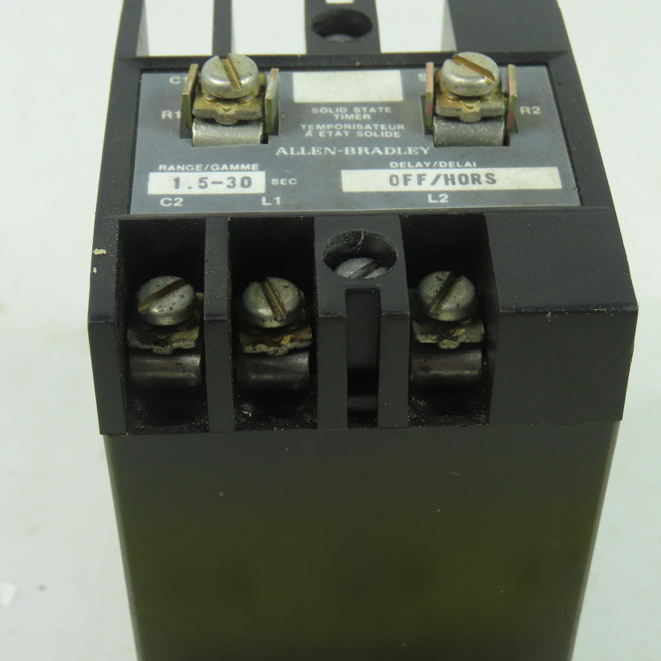 Allen Bradley 700-PSRTA1 Ser A Solid State Timer 600VAC/300VDC Max 120V Line