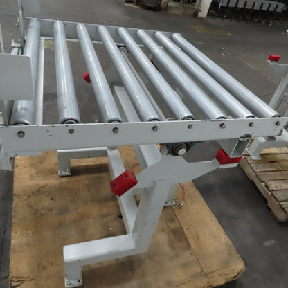 32" x 32" Pneumatic Packaging Case Tiltable Ergonomic Table 45° W/ Rollers