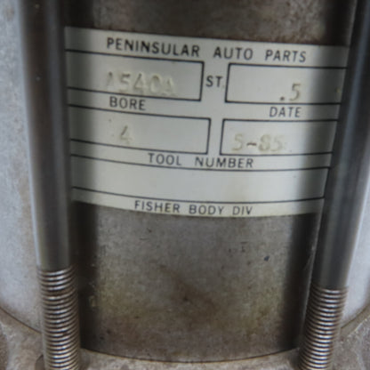 Peninsular Auto Parts A540A Pneumatic Air Cylinder 4" Bore 3/4" Stroke