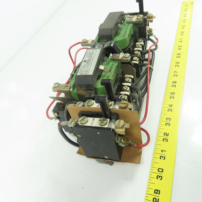 General Electric CR109C000JYA 600VAC Reversing Contactor Size1 27A 3Ph 115V Coil
