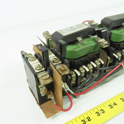 General Electric CR109C000JYA 600VAC Reversing Contactor Size1 27A 3Ph 115V Coil