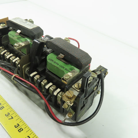 General Electric CR109C000JYA 600VAC Reversing Contactor Size1 27A 3Ph 115V Coil