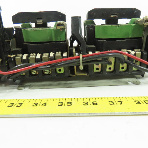General Electric CR109C000JYA 600VAC Reversing Contactor Size1 27A 3Ph 115V Coil