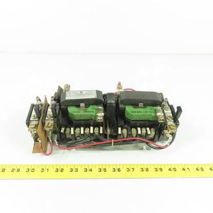 General Electric CR109C000JYA 600VAC Reversing Contactor Size1 27A 3Ph 115V Coil