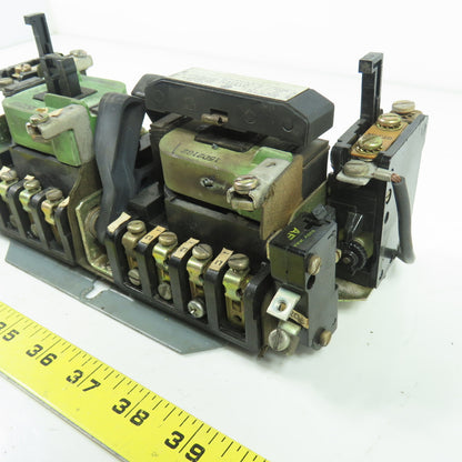 General Electric CR109C000bja 600VAC Reversing Contactor Size1 27A 3Ph 115V Coil