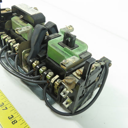 General Electric CR109C000bja 600VAC Reversing Contactor Size1 27A 3Ph 115V Coil