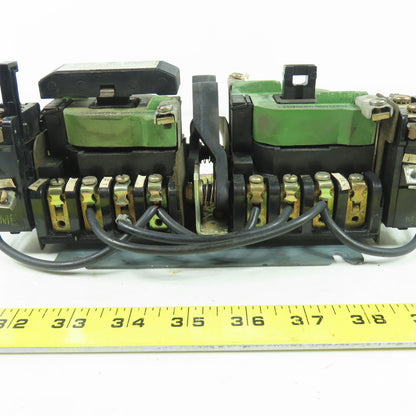 General Electric CR109C000bja 600VAC Reversing Contactor Size1 27A 3Ph 115V Coil