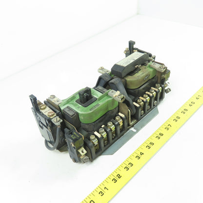 General Electric CR109C000bja 600VAC Reversing Contactor Size1 27A 3Ph 115V Coil