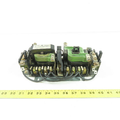 General Electric CR109C000bja 600VAC Reversing Contactor Size1 27A 3Ph 115V Coil