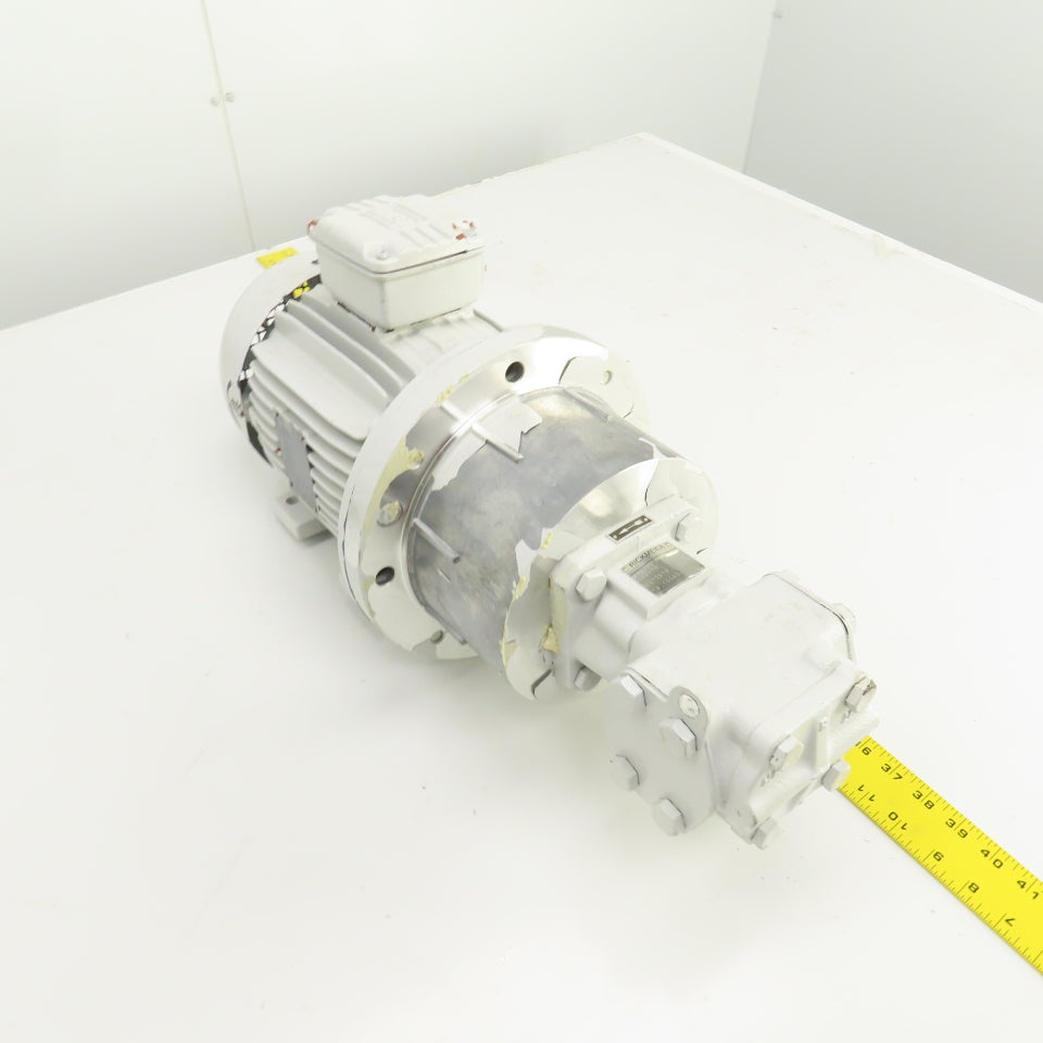 Rickmeier R35/25 FL-Z 2.6kW Hydraulic Gear Oil Pump 460V 3PH 1705RPM 35 cm3