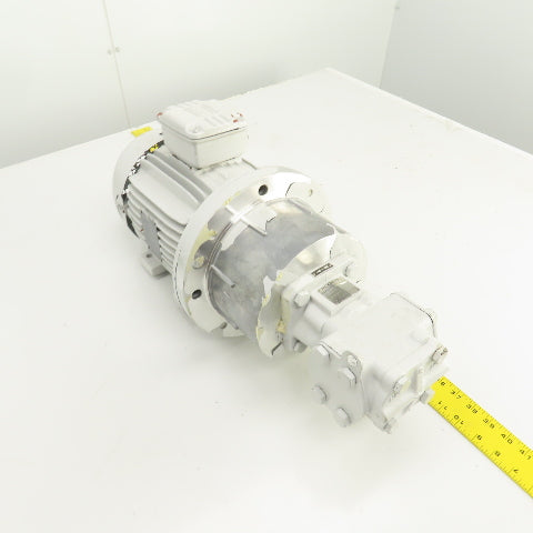 Rickmeier R35/25 FL-Z 2.6kW Hydraulic Gear Oil Pump 460V 3PH 1705RPM 35 cm3