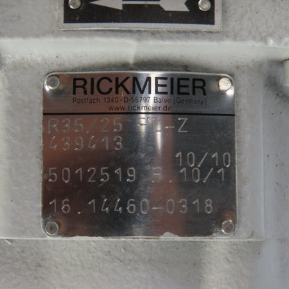 Rickmeier R35/25 FL-Z 2.6kW Hydraulic Gear Oil Pump 460V 3PH 1705RPM 35 cm3