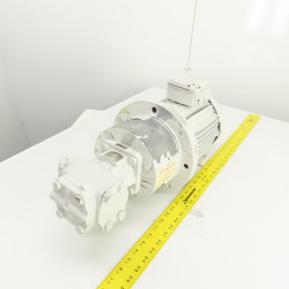Rickmeier R35/25 FL-Z 2.6kW Hydraulic Gear Oil Pump 460V 3PH 1705RPM 35 cm3