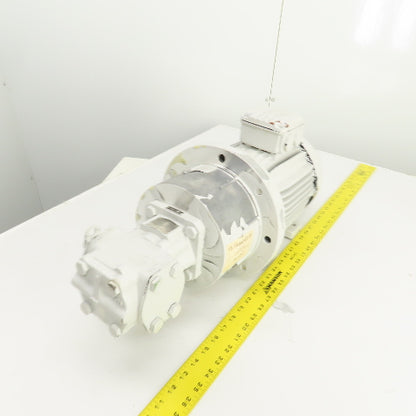 Rickmeier R35/25 FL-Z 2.6kW Hydraulic Gear Oil Pump 460V 3PH 1705RPM 35 cm3