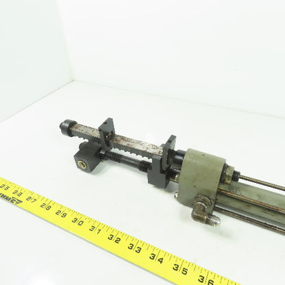 Hardinge 1-1/4" Bore Hydraulic Cylinder 6" Stroke W/Adjustable Stroke For Pulley