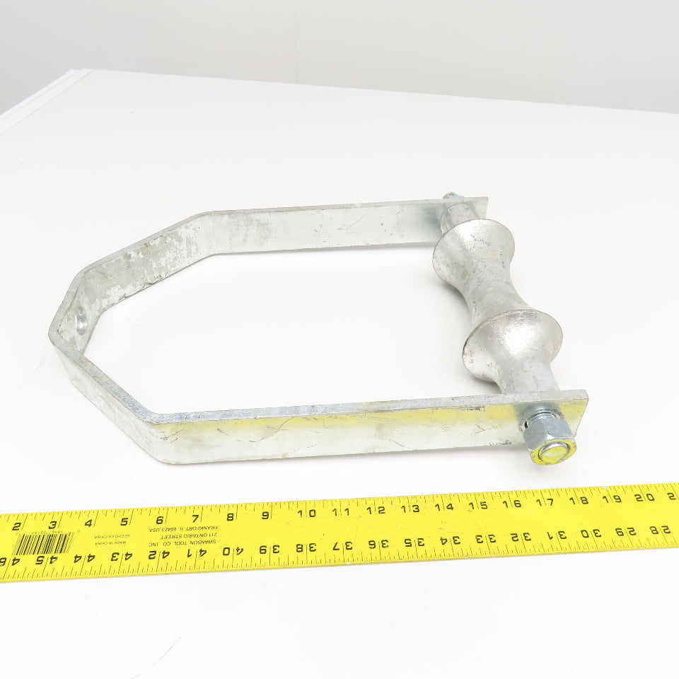 10" Pipe Roller Hanger Vertical Mount Galvanized