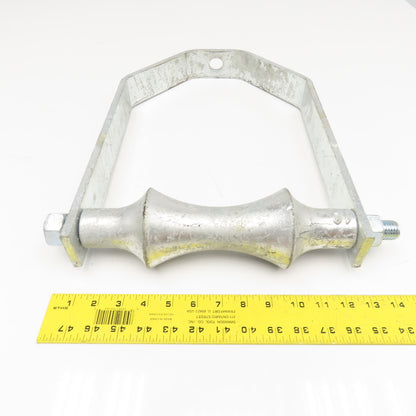 10" Pipe Roller Hanger Vertical Mount Galvanized