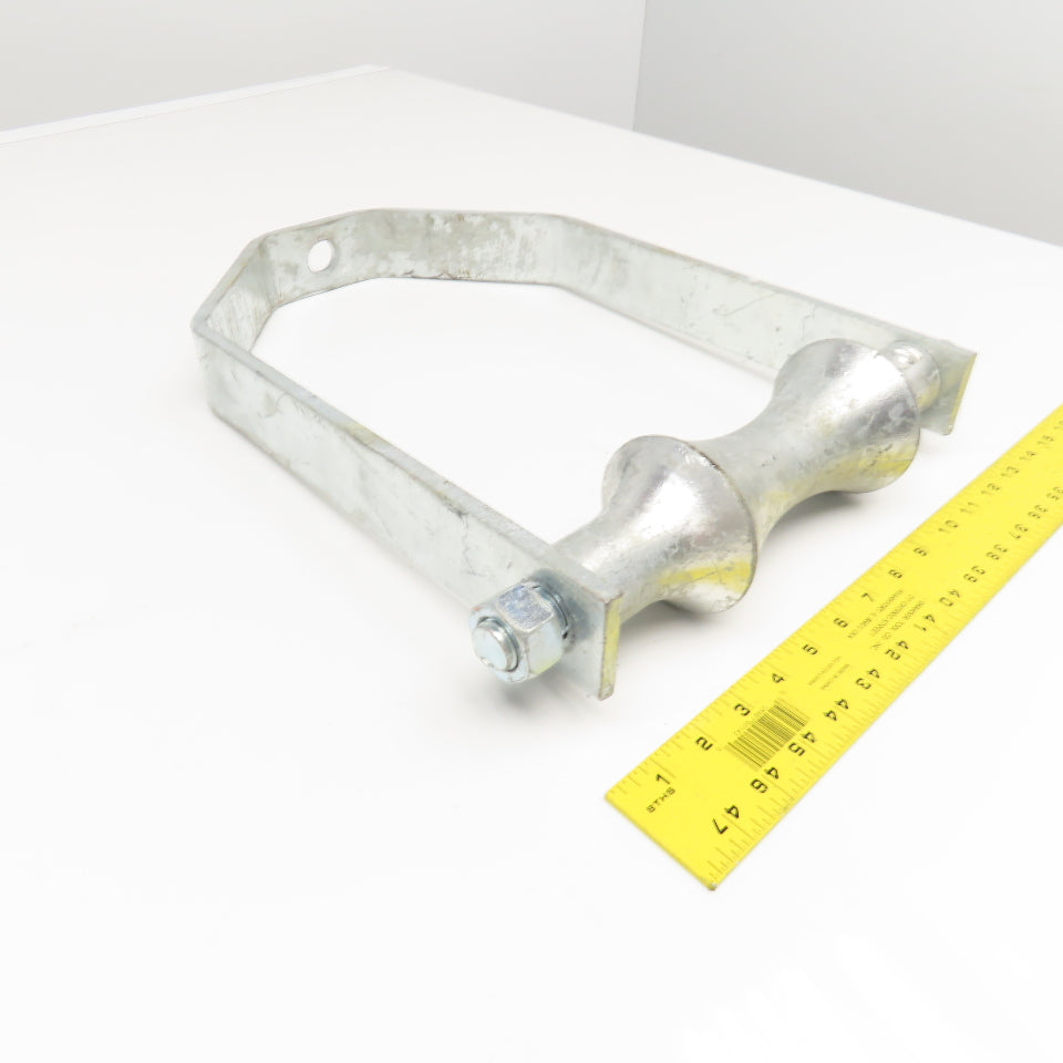 10" Pipe Roller Hanger Vertical Mount Galvanized