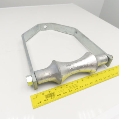 12" Pipe Roller Hanger Vertical Mount Galvanized