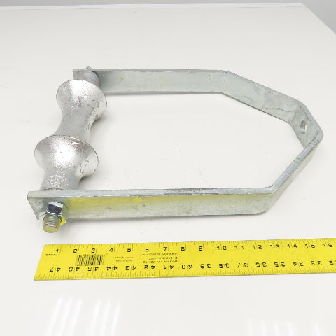 12" Pipe Roller Hanger Vertical Mount Galvanized