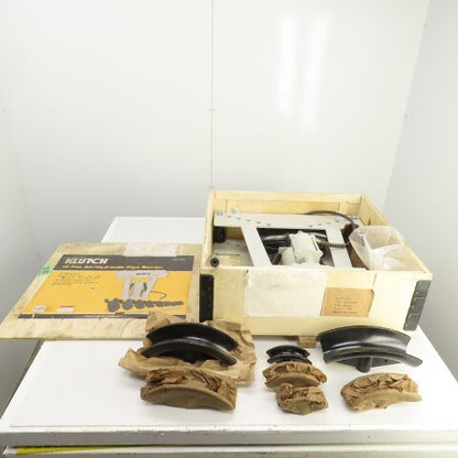 Klutch 16-Ton Air/Hydraulic Pipe Bender 3" Capacity W/8 Dies 1/2" To 3"