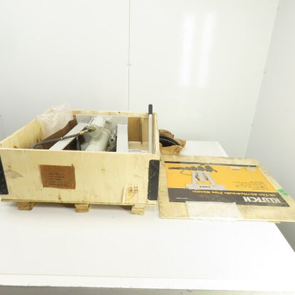 Klutch 16-Ton Air/Hydraulic Pipe Bender 3" Capacity W/8 Dies 1/2" To 3"