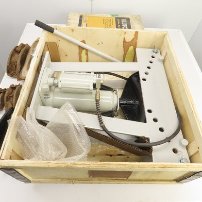 Klutch 16-Ton Air/Hydraulic Pipe Bender 3" Capacity W/8 Dies 1/2" To 3"