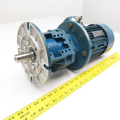 Siemens 1LA7083-4AA1 33.4:1 Ratio .75kW 3Ph 230-480V 50/60Hz Gear Motor