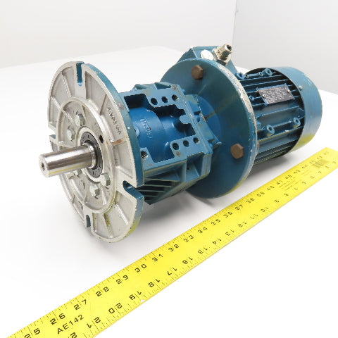 Siemens 1LA7083-4AA1 33.4:1 Ratio .75kW 3Ph 230-480V 50/60Hz Gear Motor