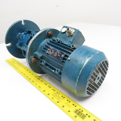 Siemens 1LA7083-4AA1 33.4:1 Ratio .75kW 3Ph 230-480V 50/60Hz Gear Motor