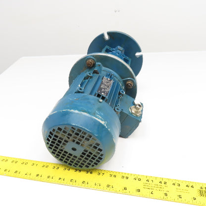 Siemens 1LA7083-4AA1 33.4:1 Ratio .75kW 3Ph 230-480V 50/60Hz Gear Motor