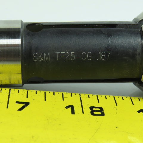 Southwick & Meister TF25-OG 0.187" Round Overgrip/Rework Angle PP Collet 3" OAL