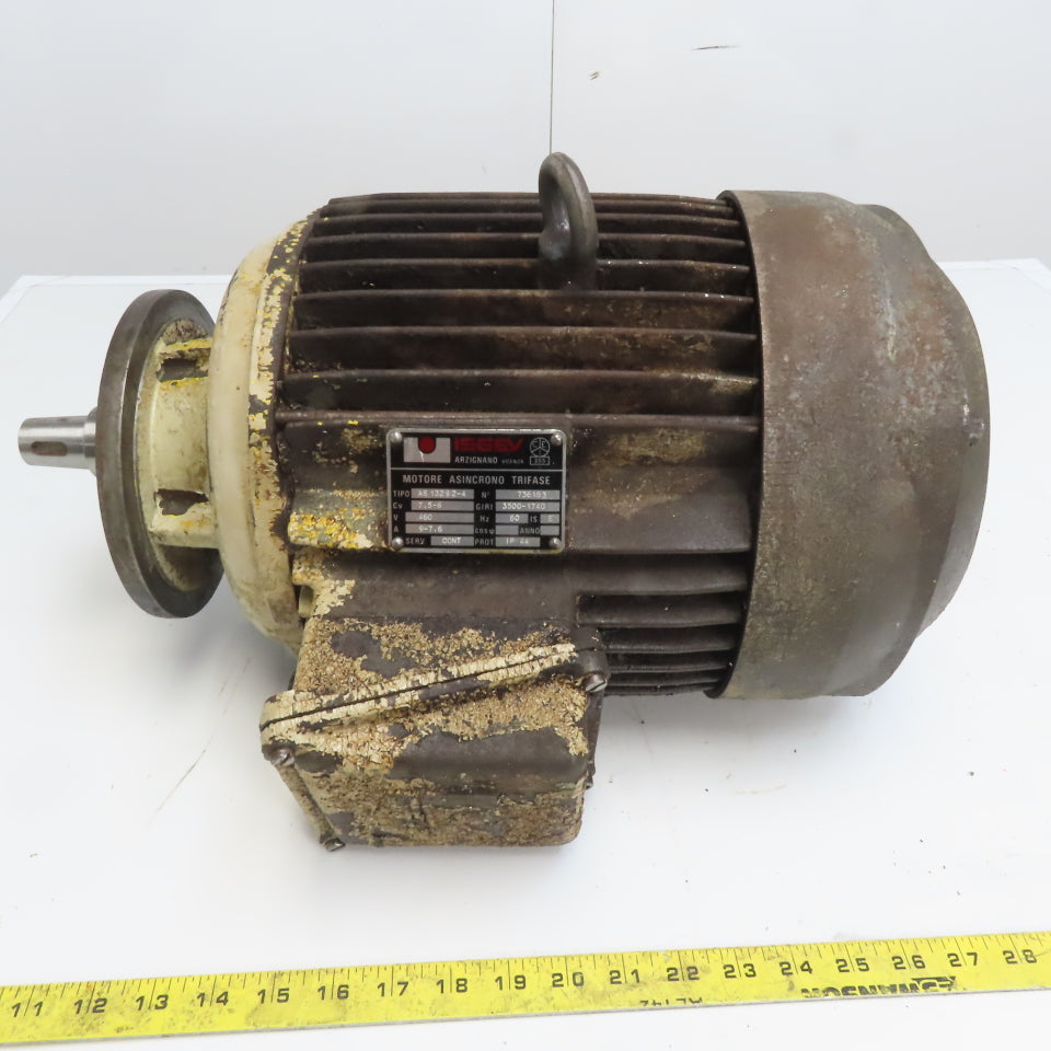 ISGEV ASINCRONO AS 132 MA 2-4 7.5/6Kw 480V3Ph 60Hz Electric Motor 3500-1740RPM